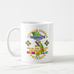 Armee - Vietnam Combat Infantry Veteran w 3. Bn 8  Kaffeetasse