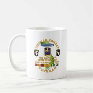 Armee - Vietnam Combat Vet - 2. Bn 502. Infanterie Kaffeetasse