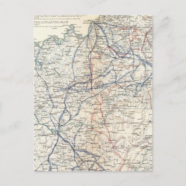 Armee von Cumberland Postkarte (Vorderseite)