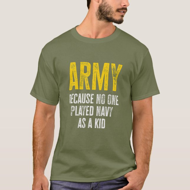 Armee, weil niemand Marine als einen kleinen, sonn T-Shirt (Vorderseite)