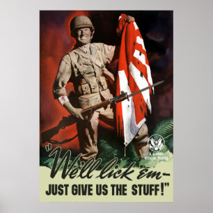 Armee WW2 -- Wir lecken sie Poster