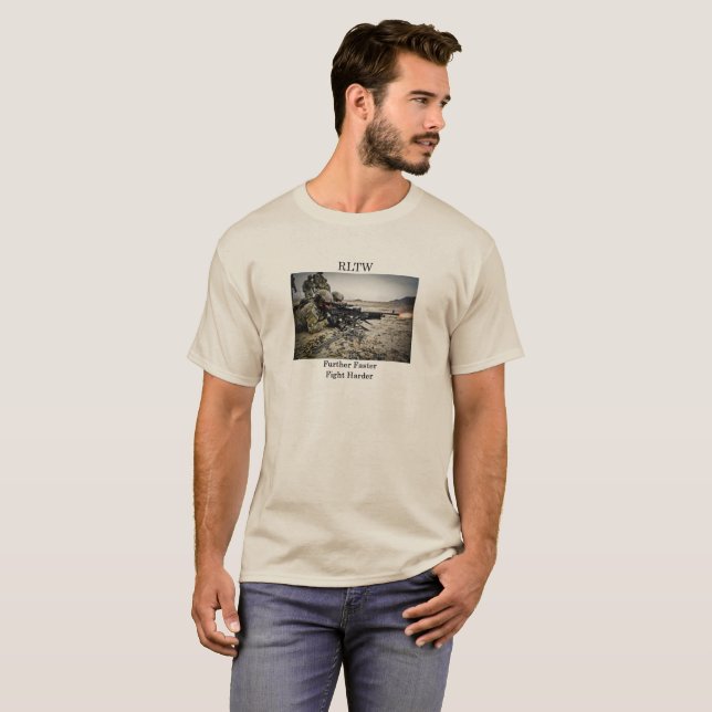 Armeeangehörige führen den Weg - M240L - T - Shirt (Vorne ganz)