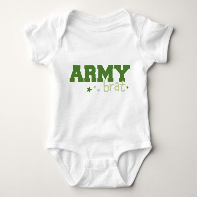 Armeebarte Baby Strampler (Vorderseite)