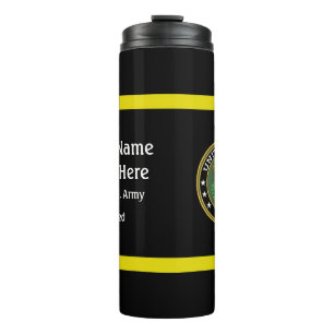 Armeefarben Plus Armee-Siegel - Personalisieren Thermosbecher