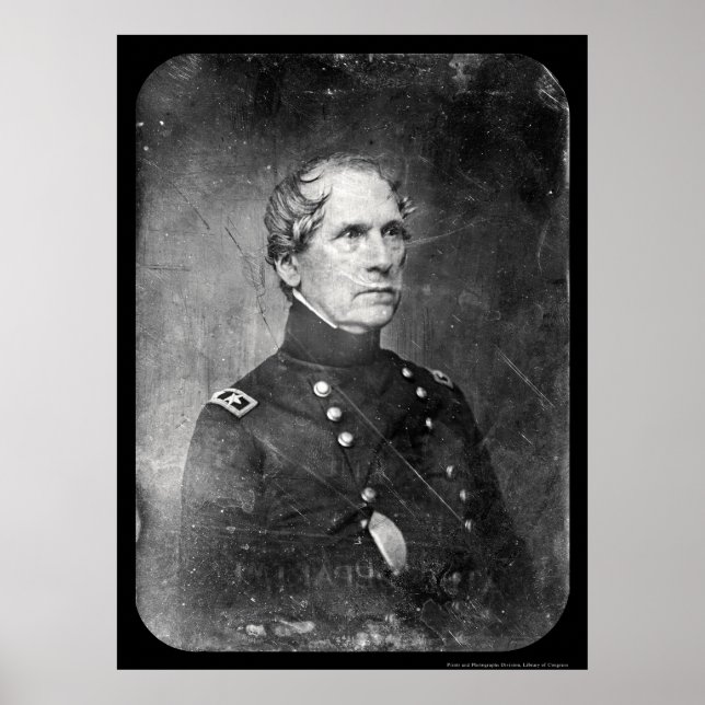Armeegeneral John Wool Daguerreotyp 1844 Poster (Vorne)