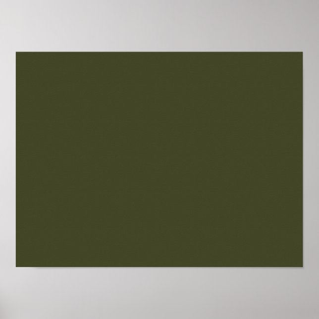 Armeegrün Poster (Vorne)