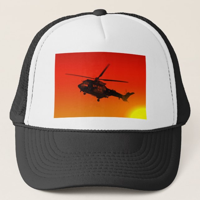 Armeehubschrauber Truckerkappe (Vorderseite)