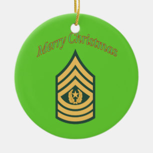 Armeekommando Sergeant Major Weihnachtsschmuck