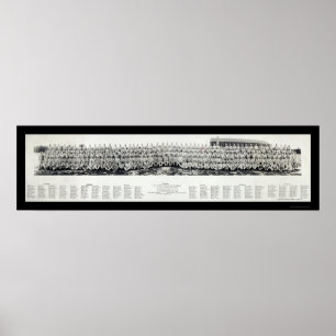 Armeeoffizier des Zweiten Weltkriegs Foto 1946 Poster