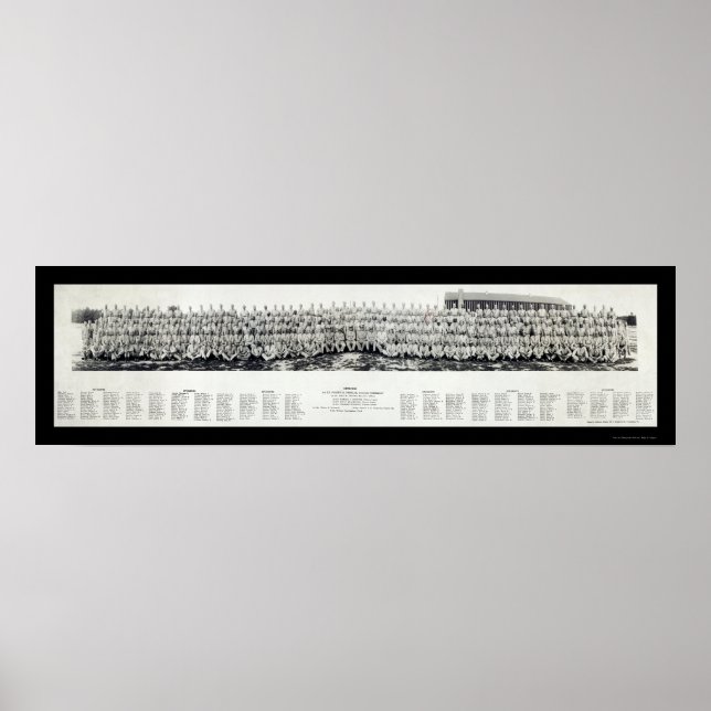 Armeeoffizier des Zweiten Weltkriegs Foto 1946 Poster (Vorne)