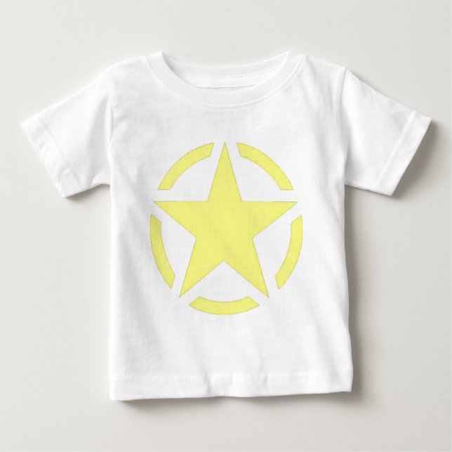 Armeestar Baby T-shirt (Vorderseite)