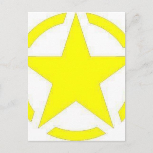 Armeestar Postkarte (Vorderseite)