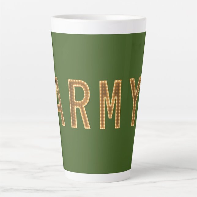 Armeestärke Milchtasse (Vorderseite)