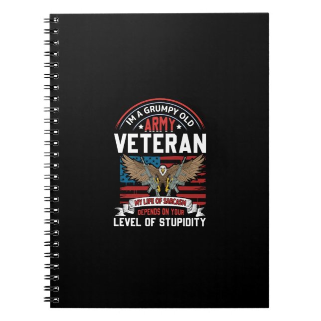 Armeeveteran Notizblock (Vorderseite)