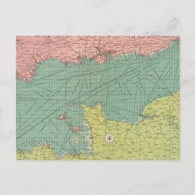 Ärmelkanal Postkarte (Vorderseite)