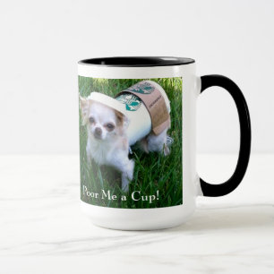 Armen ich eine Schale Tasse