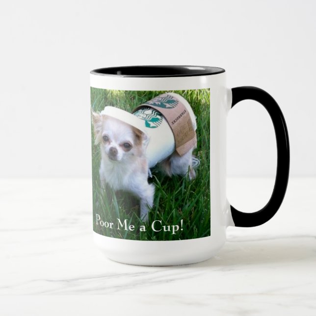 Armen ich eine Schale Tasse (Rechts)