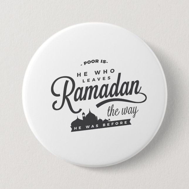 Armen ist er, der Ramadan die Weise verlässt Button (Vorderseite)