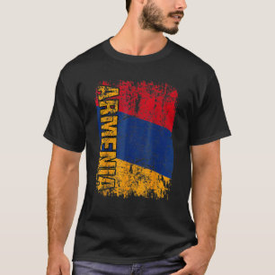 ARMENIA Big Flag Vintage Not leidende ARMENIEN T-Shirt