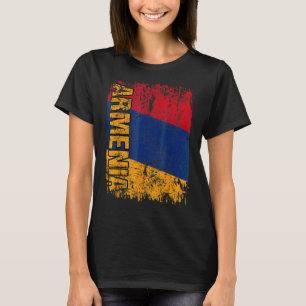 ARMENIA Big Flag Vintage Not leidende ARMENIEN T-Shirt