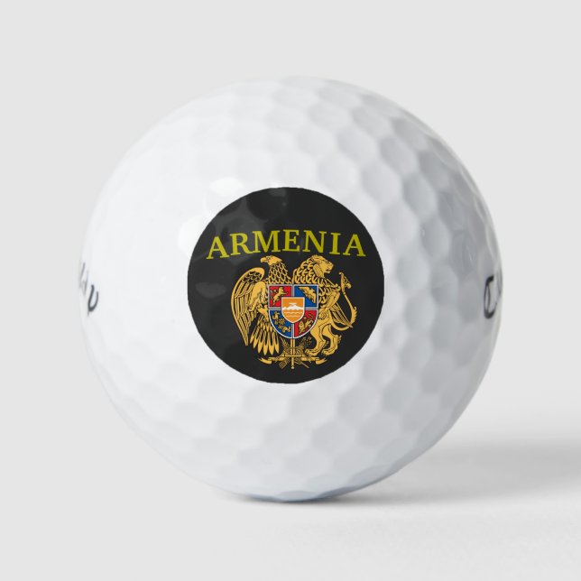 Armenia-Coat von Arms Golf Balls Golfball (Vorderseite)