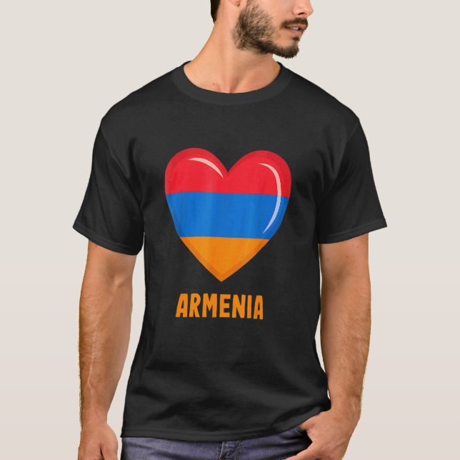 Armenia Flag   Armenian T-Shirt (Vorderseite)