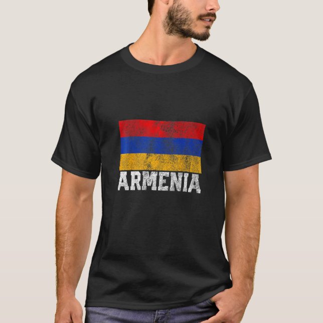 Armenia Flag  Armenian T-Shirt (Vorderseite)