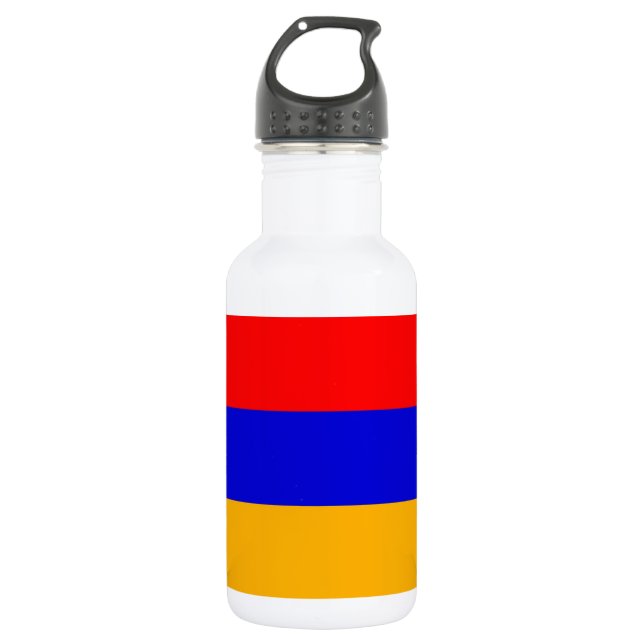 Armenia Flag Liberty Flasche Edelstahlflasche (Vorderseite)