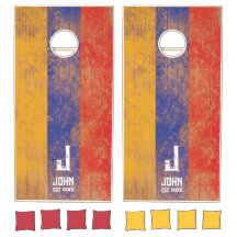 Armenia Flag Personalisierter Name und Monogramm H