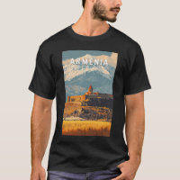 Armenia Illustration Travel Art Vintag