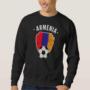 Armenia Soccer Armenia Flaggenfußball Armenischer Sweatshirt