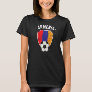 Armenia Soccer Armenia Flaggenfußball Armenischer T-Shirt