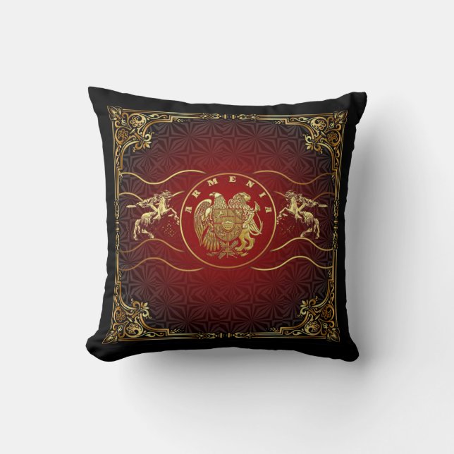 Armenia Throw Pillow Kissen (Vorderseite)