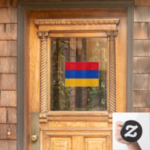 Armenia Window Sign, Cloning, Armenian Flag Fensteraufkleber