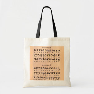 Armenian Alphabet Bag Tragetasche