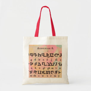 Armenian Alphabet Bag Tragetasche