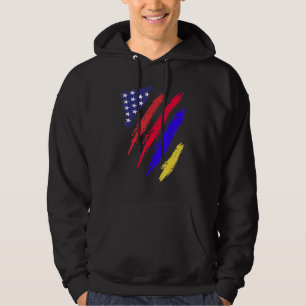 Armenian American Grown Flag USA Patriot Heritage Hoodie