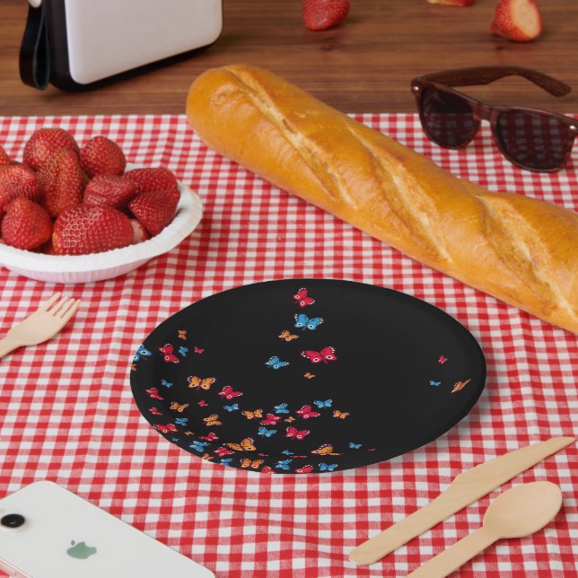 Armenian Butterfly Paper Plate Pappteller (Picknick)