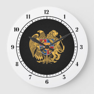 Armenian coat of arms große wanduhr
