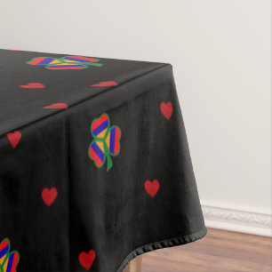 Armenian Flag Custom Cotton Tablecloth, 52"x70" Tischdecke