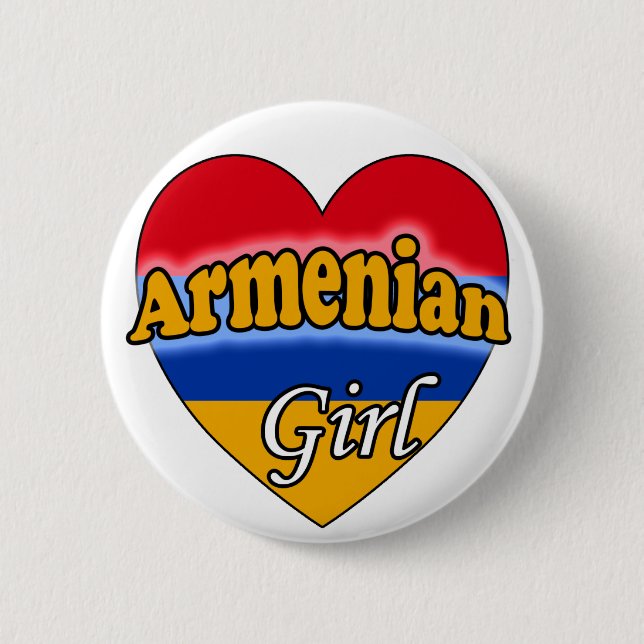 Armenian Girl Button (Vorderseite)