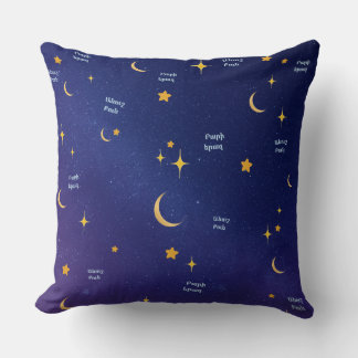 Armenian Night Sky “Sweet Dreams” Throw Pillow  Kissen