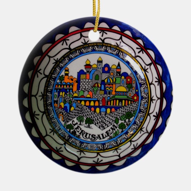Armenian Painted Plate Ornament (Vorne)