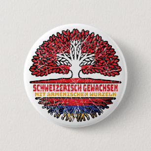 Armenien Armenisch Schweizer Schweiz Baum Wurzel Button
