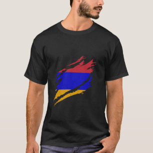 Armenien Armenische Wurzeln Armenische Flagge Vint T-Shirt