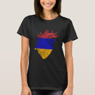 Armenien Armenischer Stolz Armenien Fahne Herz Arm T-Shirt