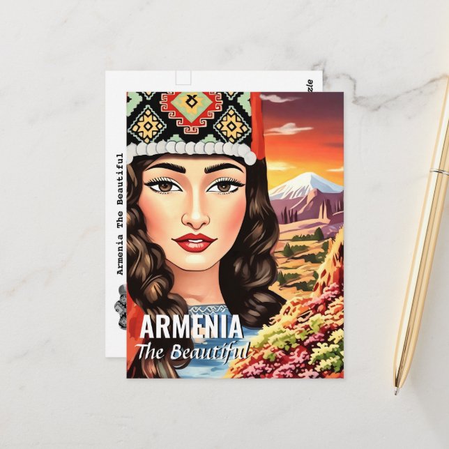 Armenien - Die schöne Postkarte (Vorderseite/Rückseite Beispiel)
