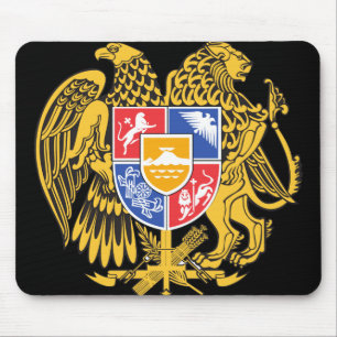 Armenien-Emblem Mousepad