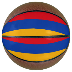 Armenien-Flagge Basketball
