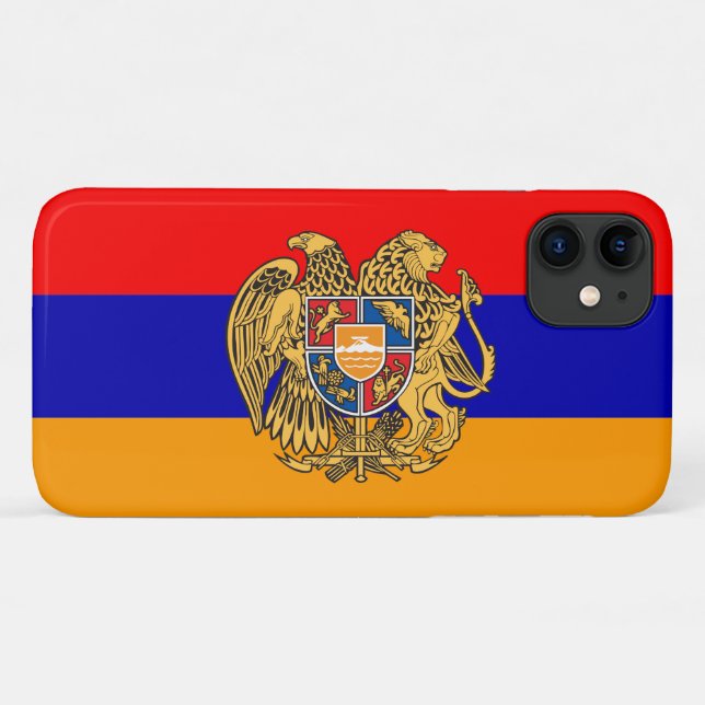 Armenien-Flagge Case-Mate iPhone Hülle (Rückseite (Horizontal))
